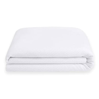 Sleepgram Breathable Sweat Proof Cotton Cover Protector, Full, White (Used)