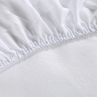 Sleepgram Breathable Sweat Proof Cotton Cover Protector, Full, White (Used)