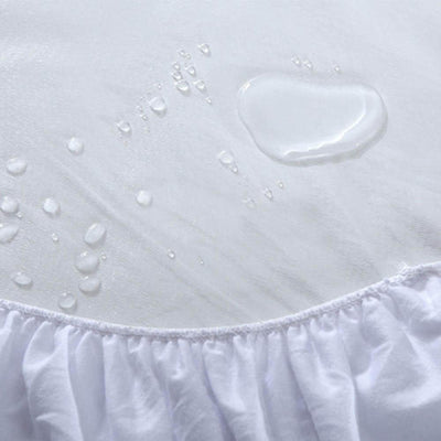 Sleepgram Sweat Proof Cotton Cover Mattress Protector, King, White (Open Box) - VMInnovations
