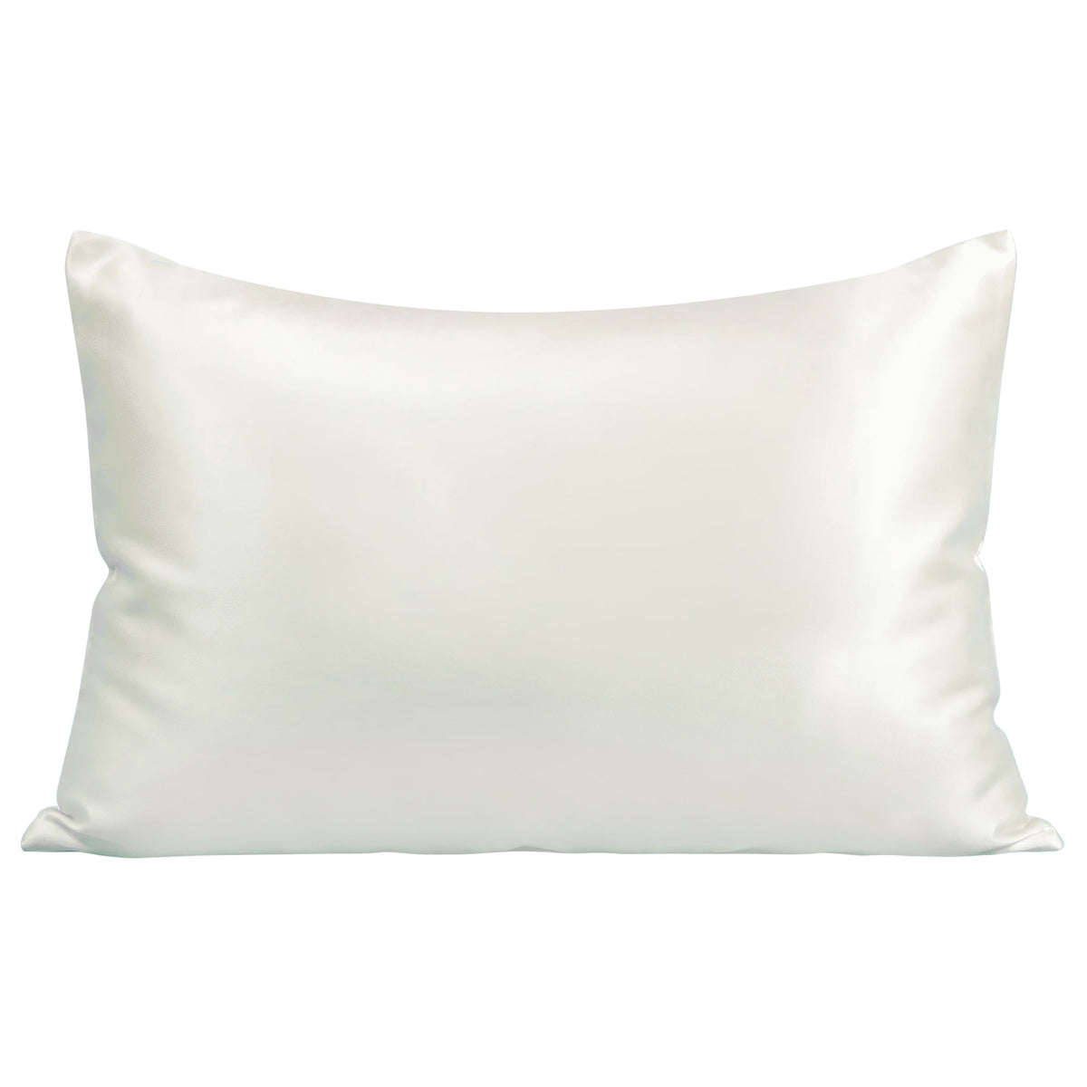 Sleepgram Queen Standard Size Breathable Cooling Grade 6A Silk Pillowcase, White