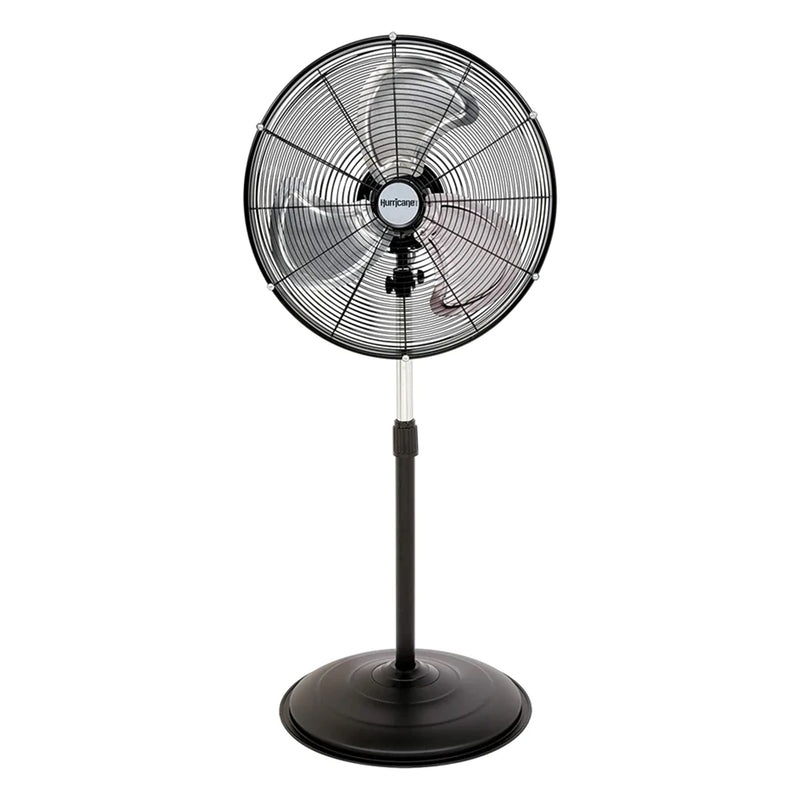 Hurricane Pro Series 20" High Velocity Oscillating Pedestal Fan, Black(Open Box)