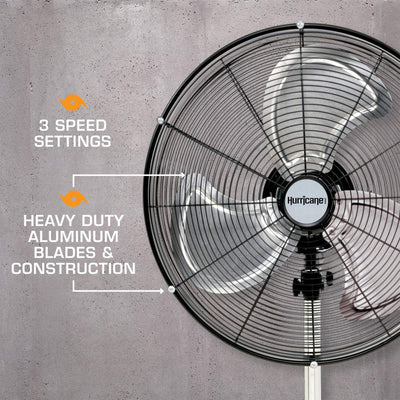 Hurricane Pro Series 20" High Velocity Oscillating Pedestal Fan,Black(For Parts) - VMInnovations
