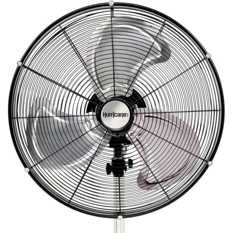 Hurricane Pro Series 20" High Velocity Oscillating Stand Fan, Black (Used)