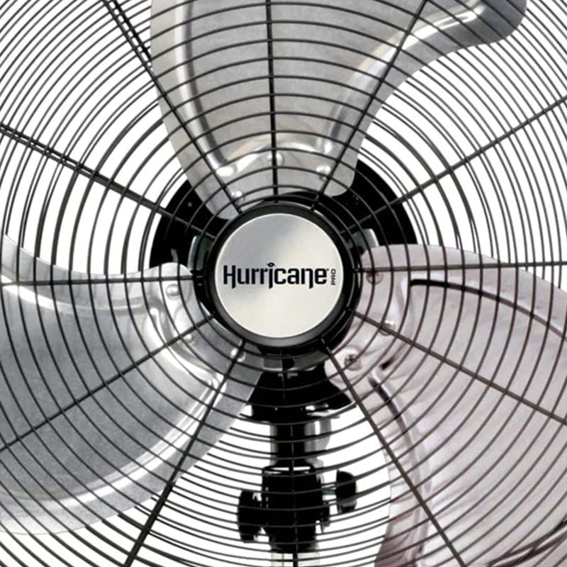 Hurricane Pro Series 20" High Velocity Oscillating Pedestal Fan, Black(Open Box)