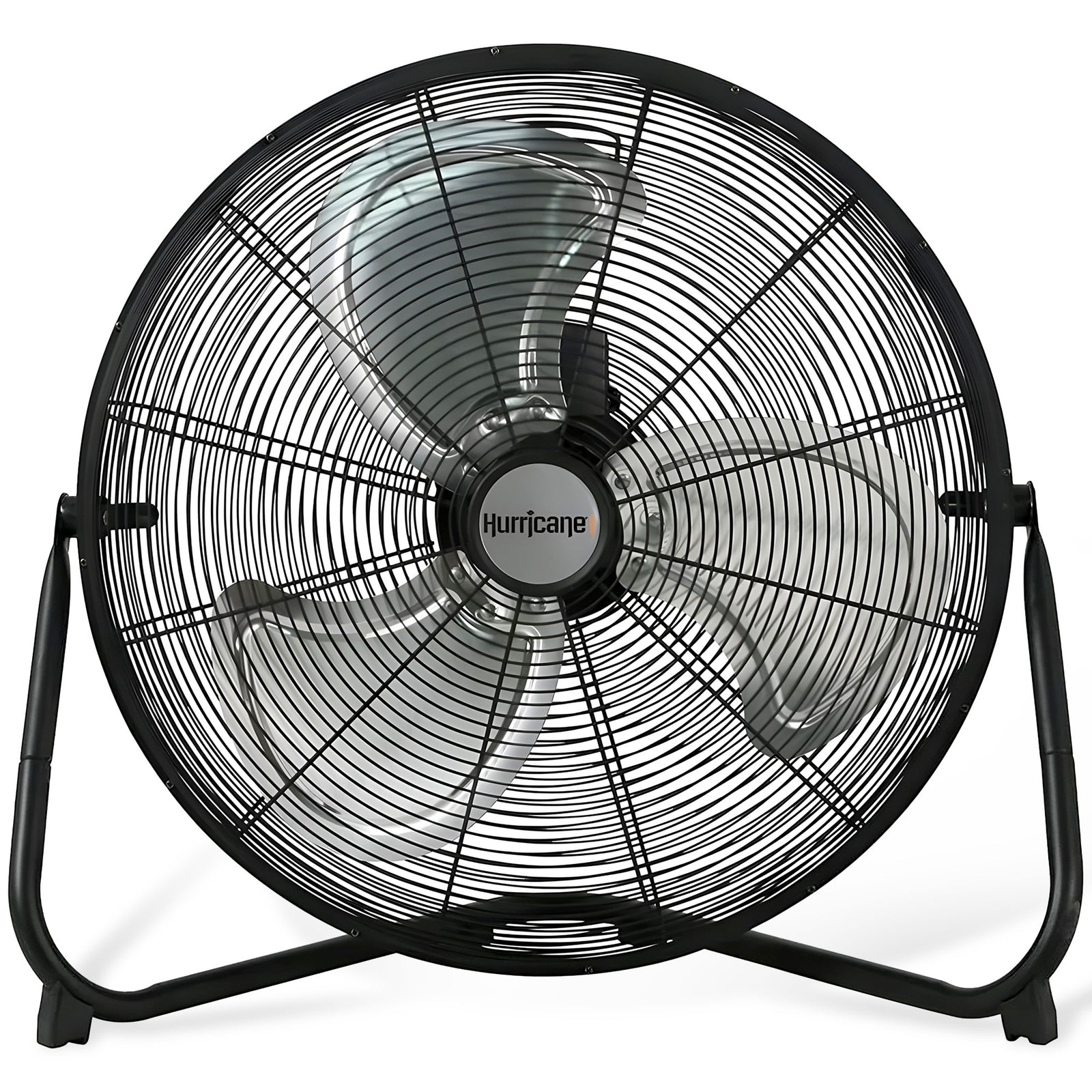Hurricane Pro 20' 3 Adjustable Speed High Velocity Metal Floor Fan, Black (Used) - VMInnovations