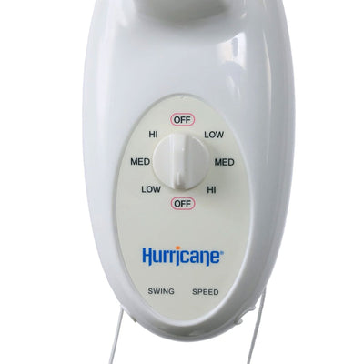 Hurricane Supreme 18 Inch 90 Degree Oscillating 3 Speed Wall Mounted Fan, White (For Parts) - VMInnovations