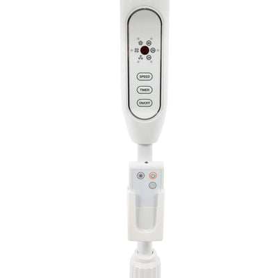 Hurricane Supreme 16" 3 Speed Oscillating Pedestal Fan w/Remote, White (Used)