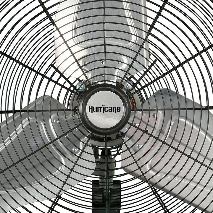 Hurricane 20" Commercial Grade Classic Oscillating Wall Mount Fan,Black(Used)