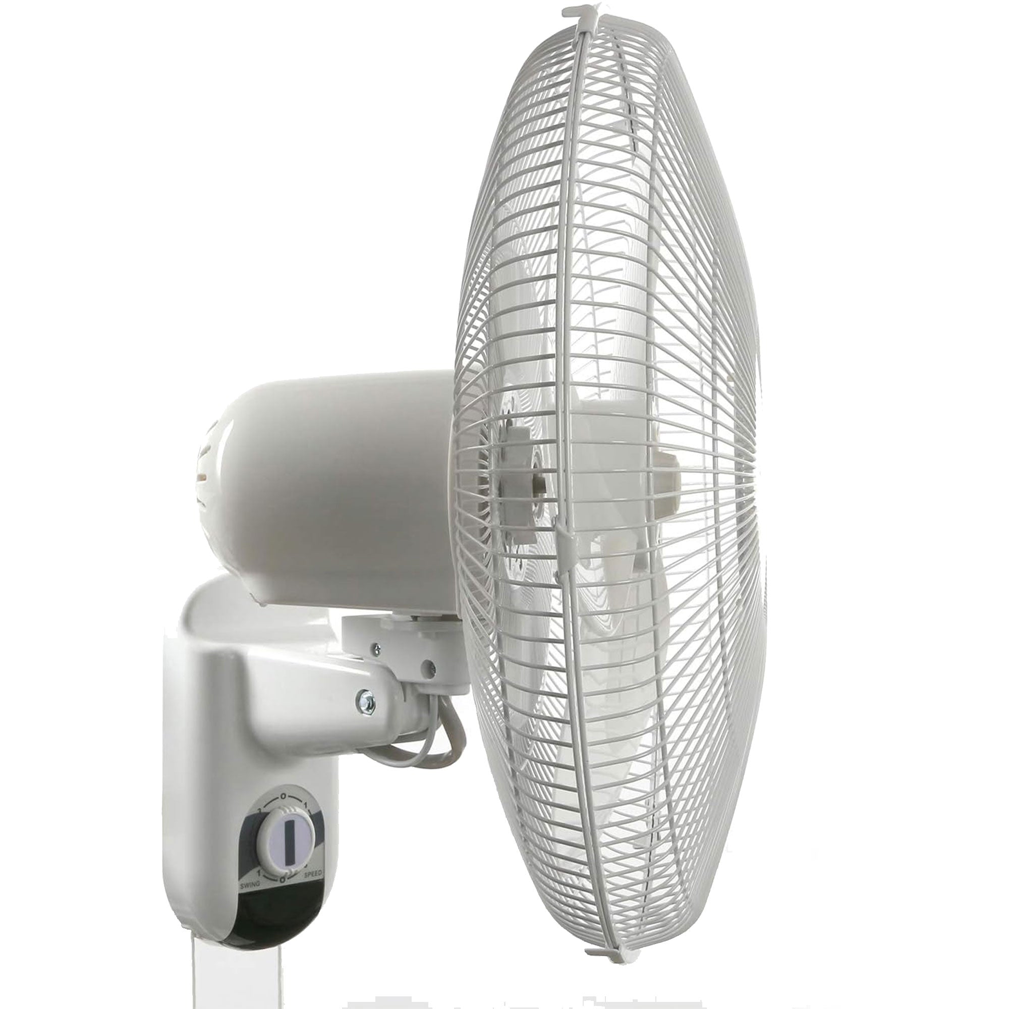 Hurricane Classic 16 Inch 90 Degree Oscillating 3 Speed Wall Fan, White, 4 Pack