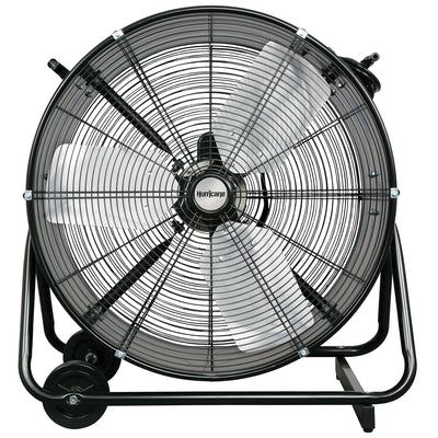 Hurricane 24" Heavy Duty Adjustable Portable Tilt Drum Fan, Black (For Parts) - VMInnovations