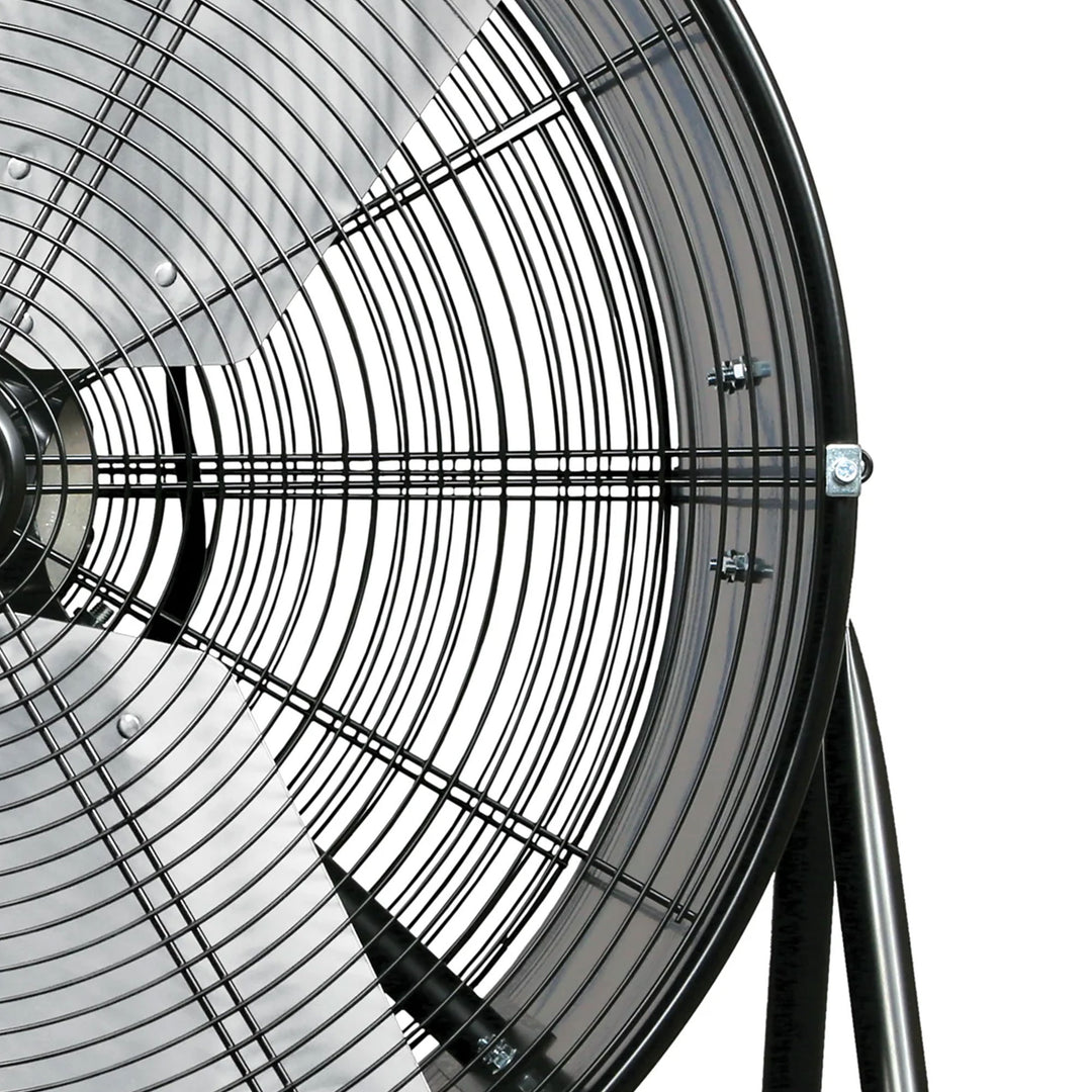 Hurricane Pro Series 24" Heavy Duty Adjustable Tilt Drum Fan, Black (Open Box)