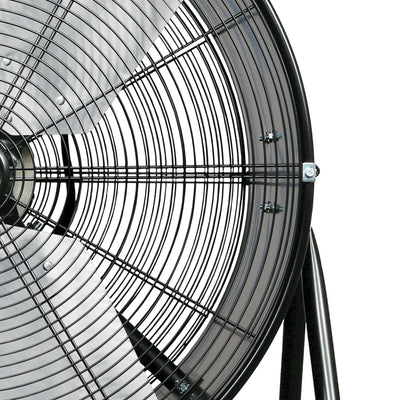 Hurricane 24" Heavy Duty Adjustable Portable Tilt Drum Fan, Black (For Parts) - VMInnovations