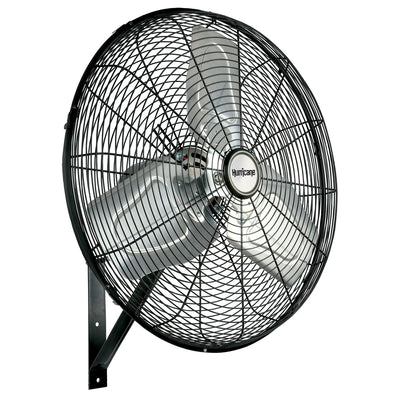 Hurricane 30' Pro Commercial Grade Oscillating Wall Mount Fan, Black (Damaged) - VMInnovations