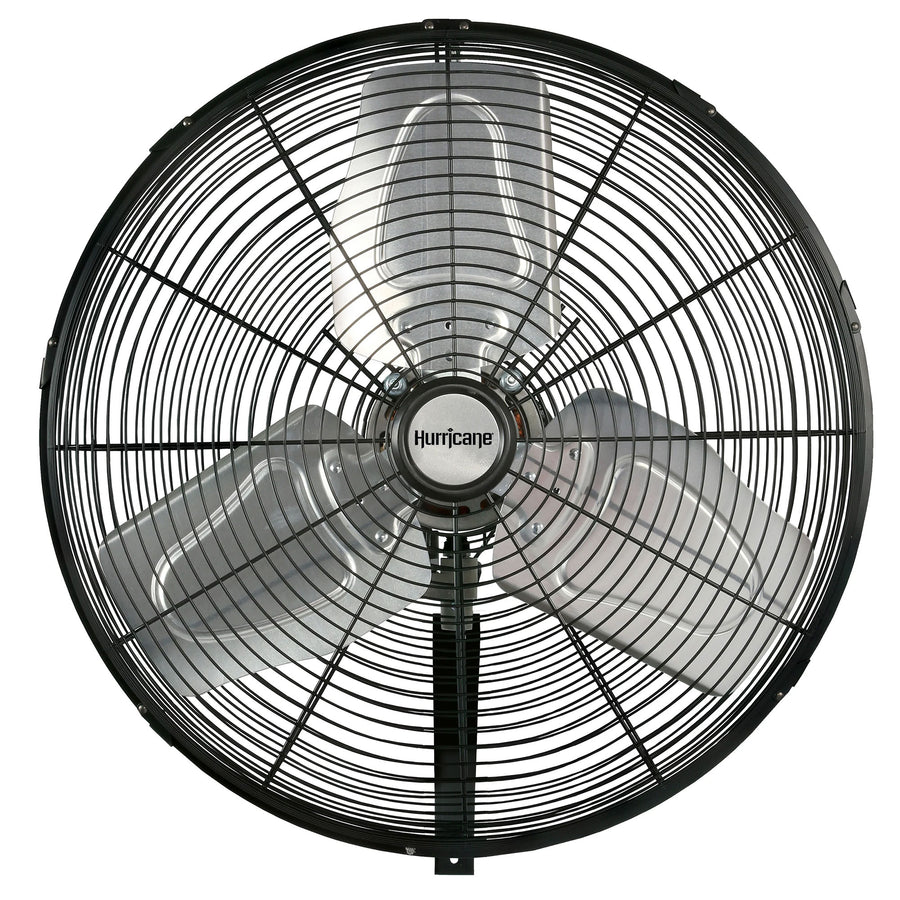 Hurricane 30 Inch Pro Grade Classic Oscillating Wall Mount Fan, Black (Used) - VMInnovations