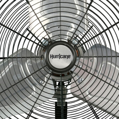 Hurricane 30' Pro Commercial Grade Oscillating Wall Mount Fan, Black (Damaged) - VMInnovations