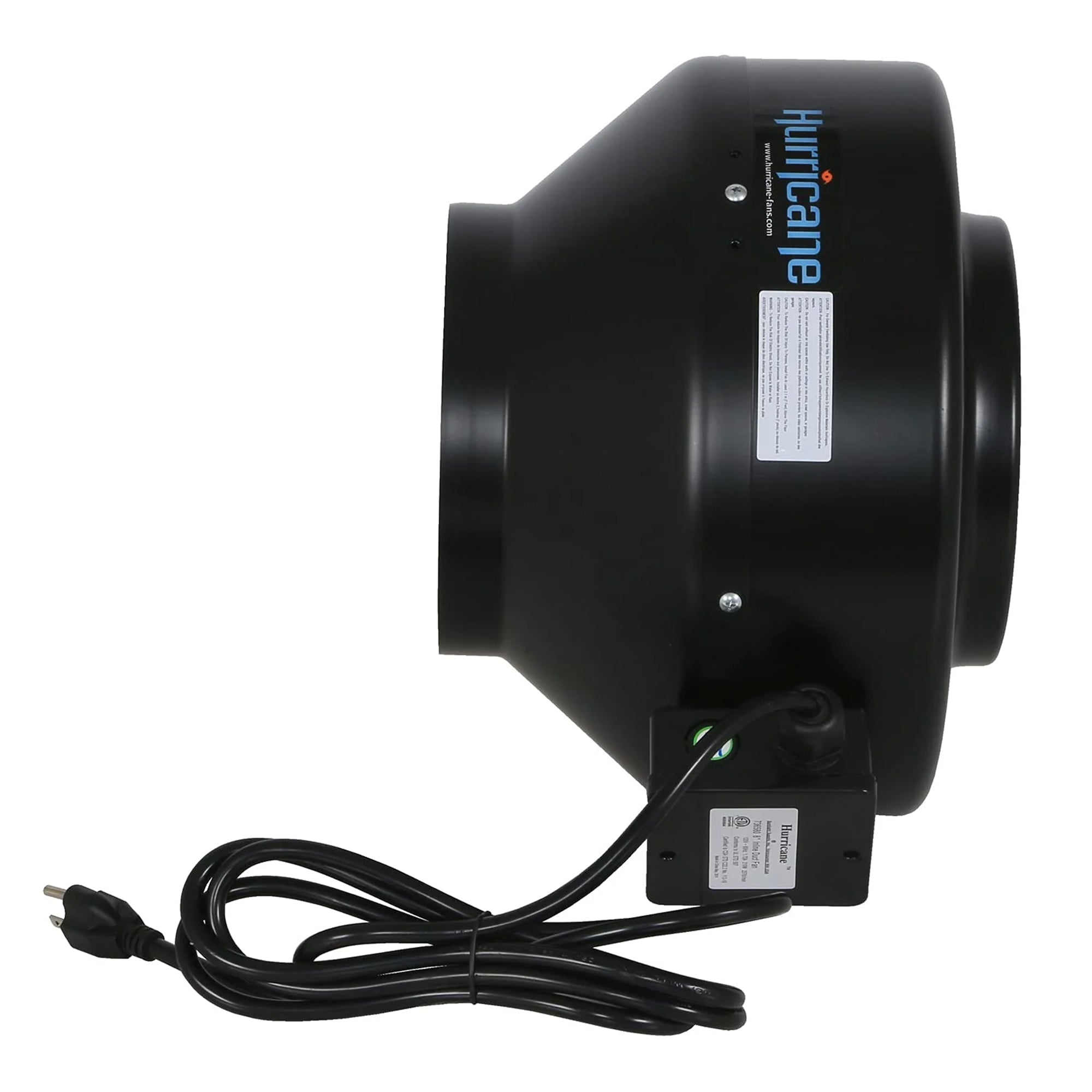 Hurricane Commercial Inline Wall Mount Fan for HVAC & Ventilation Uses(Open Box) - VMInnovations
