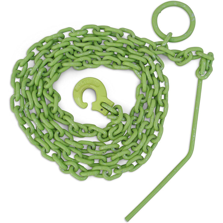 Timber Tuff 15ft Choker Chain w/Probe Stake for ATVs, UTVs, & Tractors(Open Box)