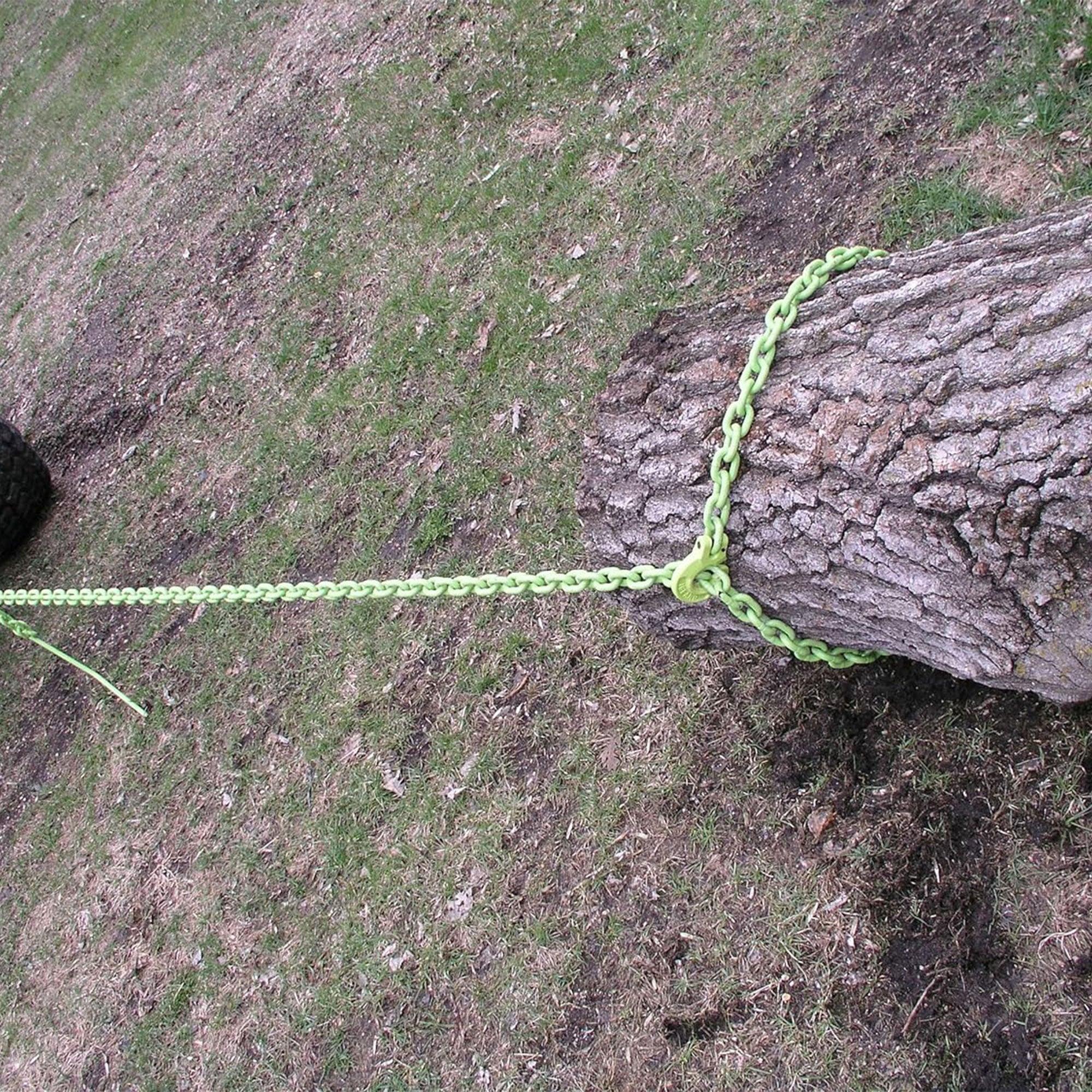 Timber Tuff 15ft Choker Chain w/Probe Stake for ATVs, UTVs, & Tractors(Open Box) - VMInnovations