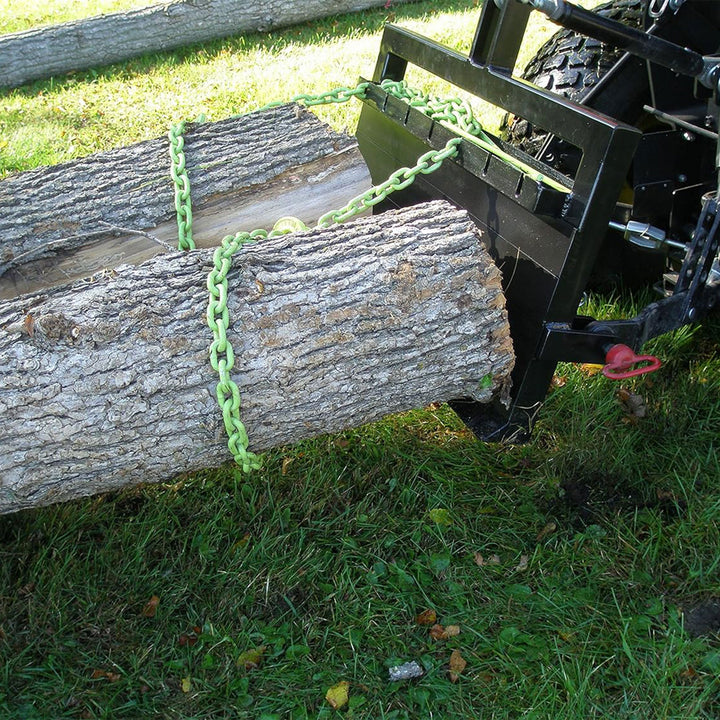 Timber Tuff 15 Foot Choker Chain w/Probe Stake for ATVs, UTVs, & Lawn Tractors