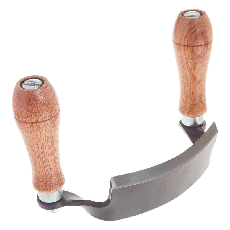 Timber Tuff 5 Inch Ultra Sharp Blade Heavy Duty Steel Curved Draw Shave Tool