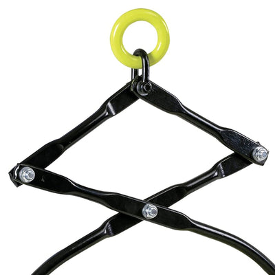 Boulder Tuff Powder Coated 1,100 Pound Capacity Rock Boulder Tongs, Green (Used) - VMInnovations