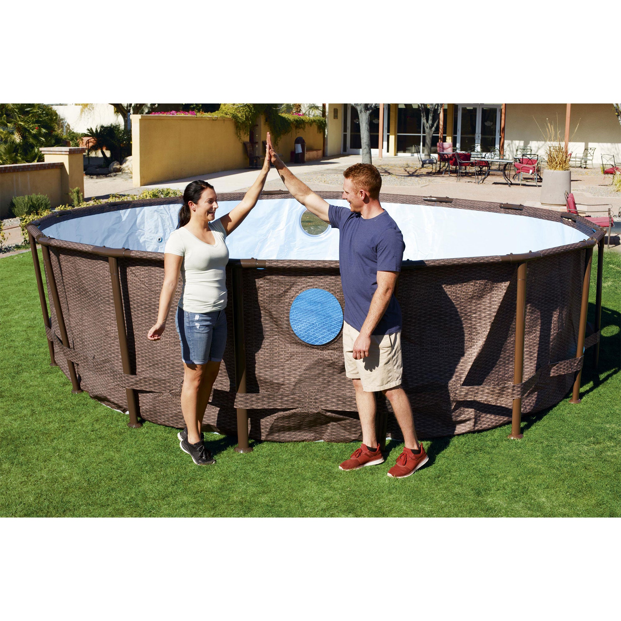 Coleman Power Steel Swim Vista 18' x 48" Above Ground Swimming Pool Set (Used) - VMInnovations