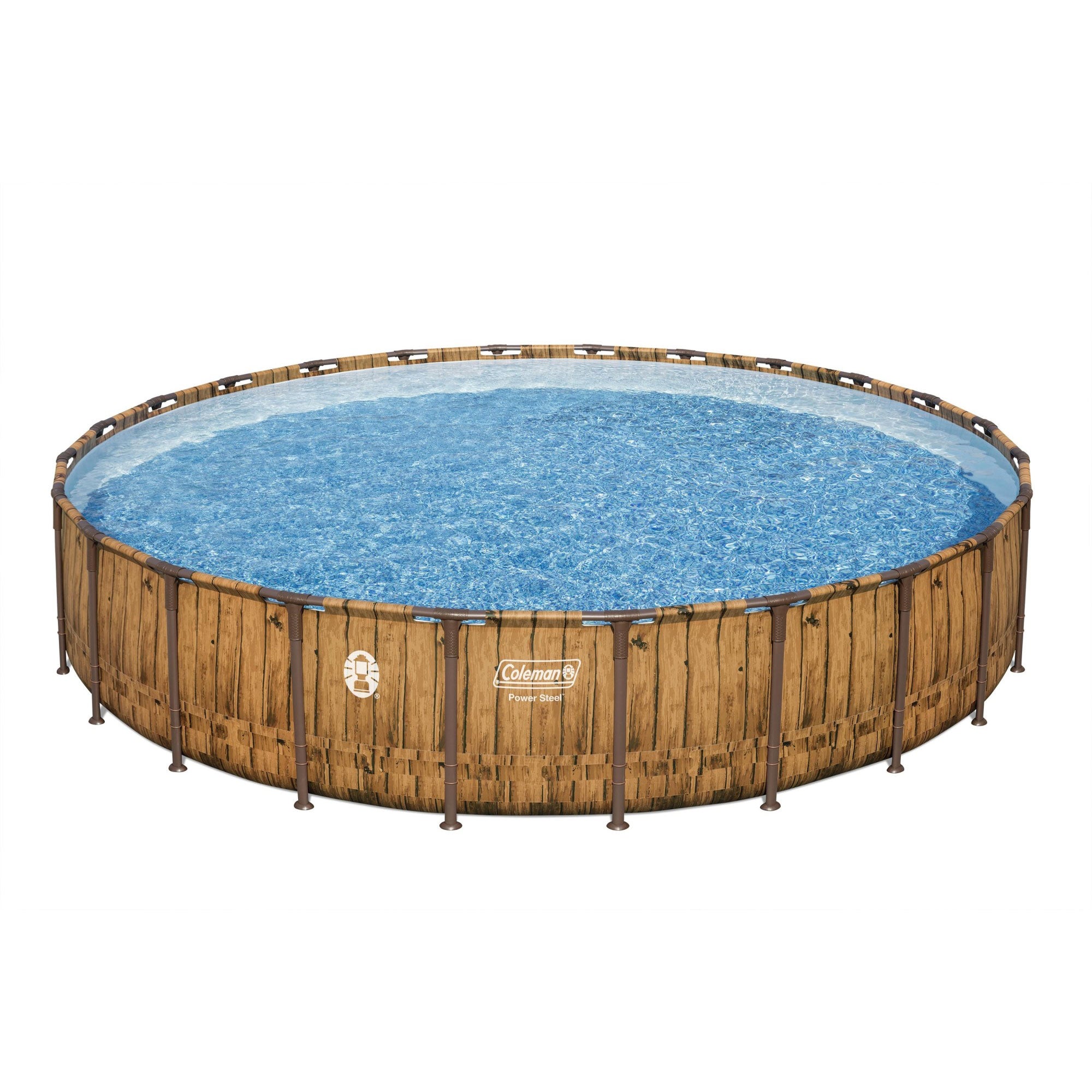 Coleman Power Steel 24' x 52" Metal Frame Above Ground Swimming Pool (Open Box) - VMInnovations