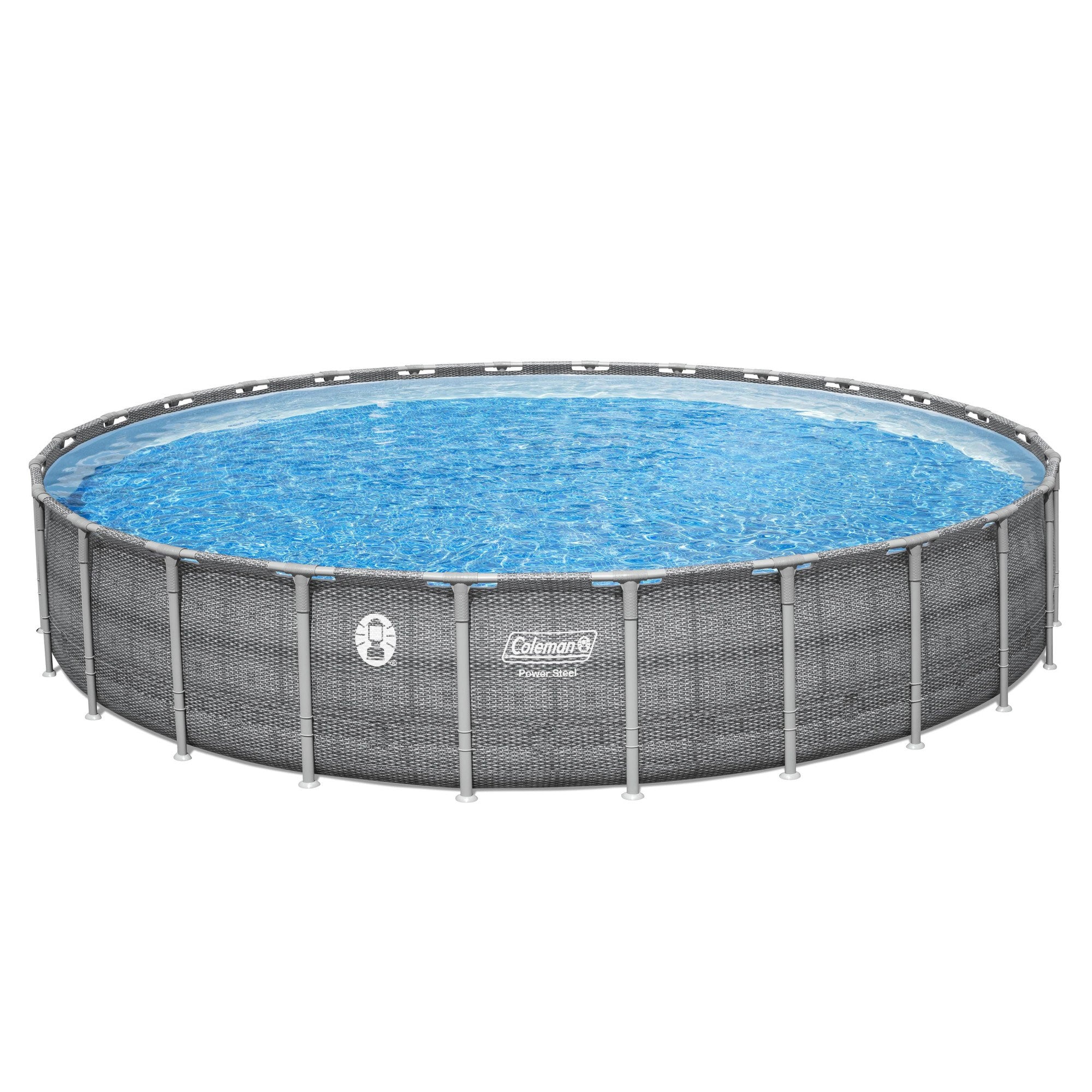 Coleman 26' x 52" Power Steel Frame Deluxe Series Swimming Pool Set (For Parts)