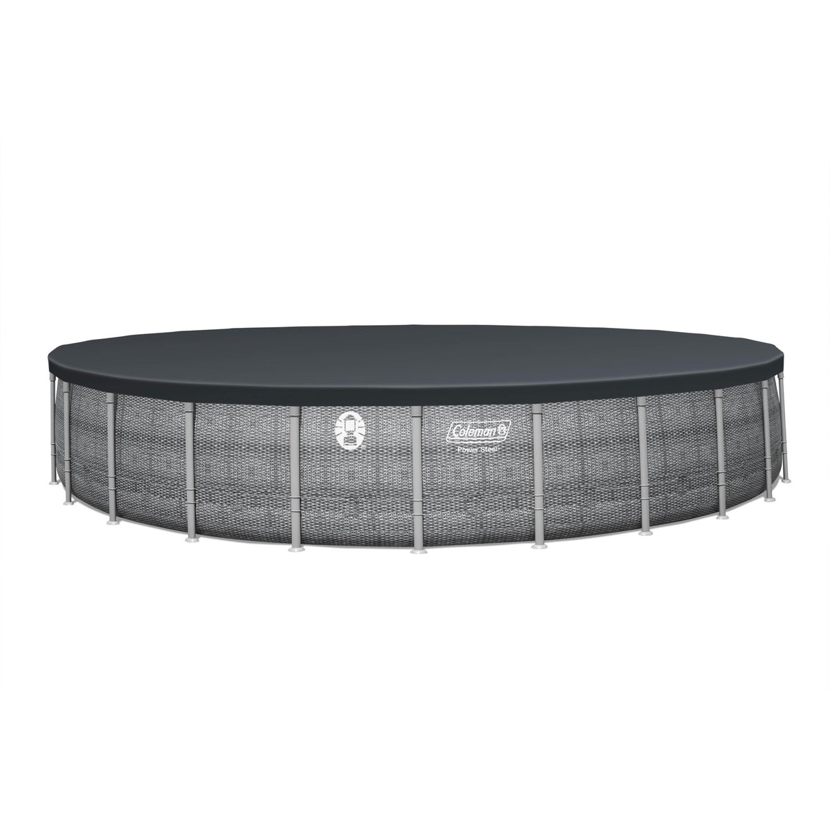 Coleman 26' x 52" Power Steel Frame Deluxe Series Above Ground Swimming Pool Set