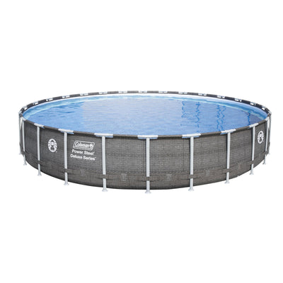 Coleman 26'x52" Power Steel Frame Deluxe Series Swimming Pool Set (Open Box)