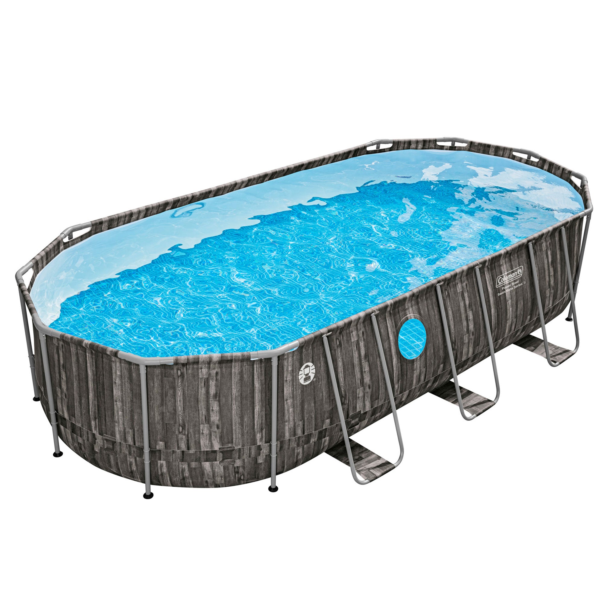 Coleman Power Steel Swim Vista 20' x 48" Above Ground Swimming Pool Set (Used)