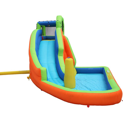 Banzai Water-Spraying Inflatable Pool Water Park Set, Multicolor (Open Box)