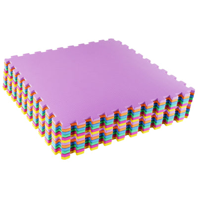 BalanceFrom 48 Sq Ft Interlocking EVA Foam Exercise Mat Tiles, Multi (For Parts) - VMInnovations
