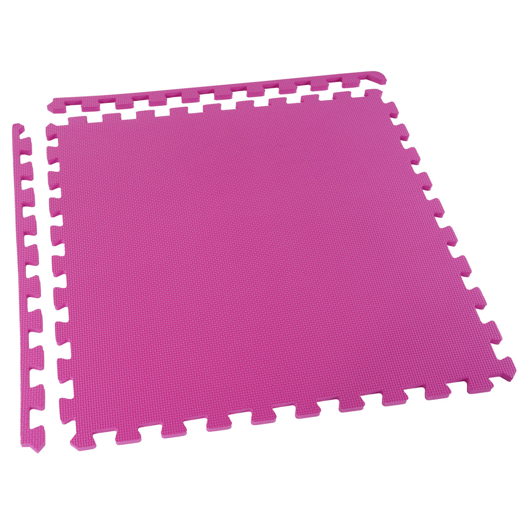 BalanceFrom 48 Sq Ft Interlocking EVA Foam Exercise Mat Tiles, Multi (For Parts)