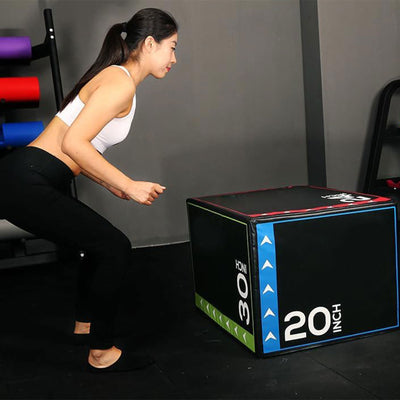 BalanceFrom 16lb Versatile 3 in 1 Plyometric Jumping Exercise Box (Open Box)