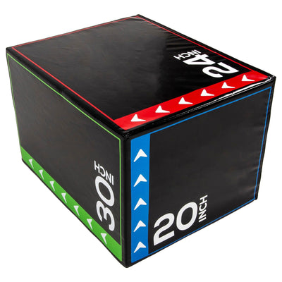 BalanceFrom Fitness 16 Pound Versatile 3 in 1 Plyometric Jumping Exercise Box - VMInnovations
