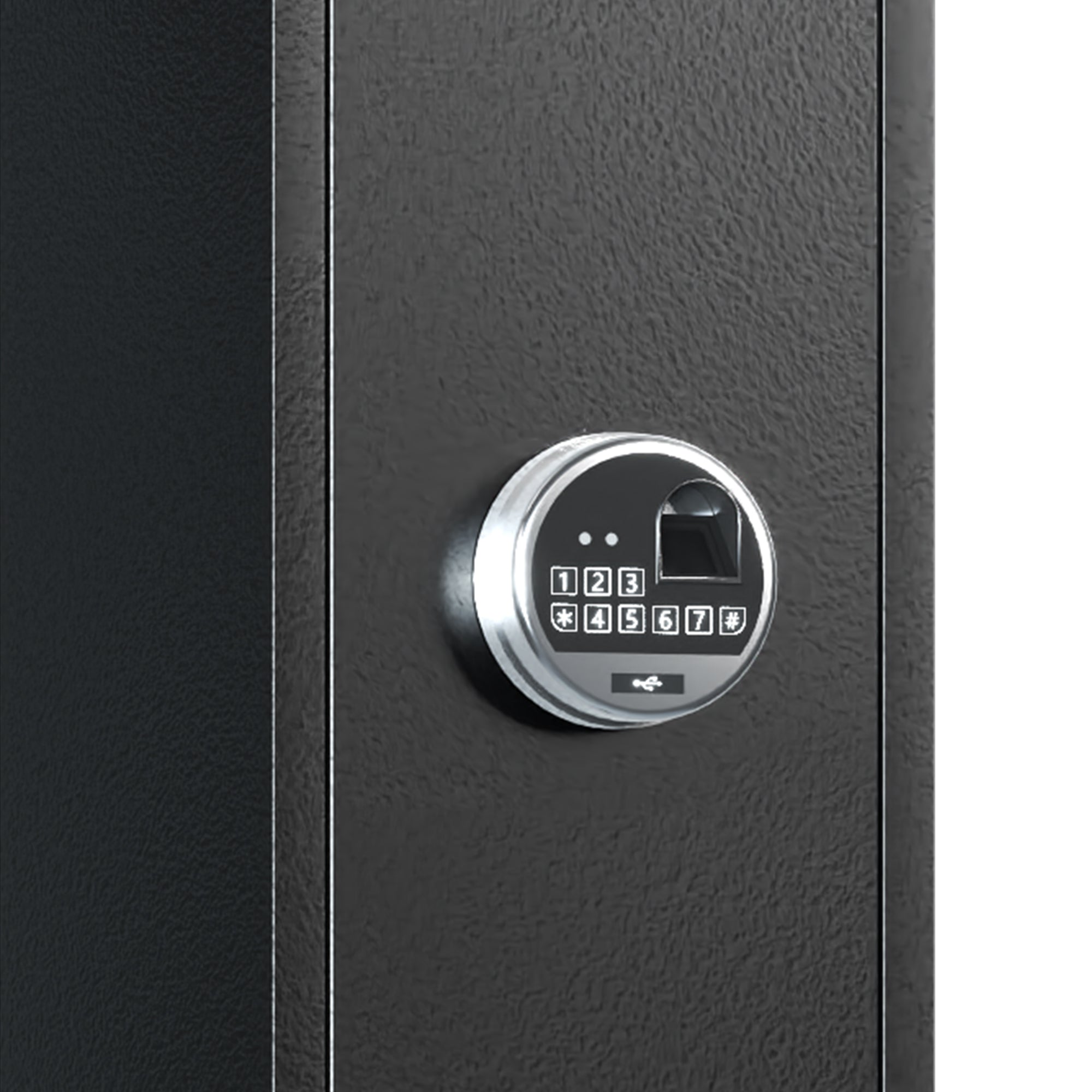 AOBABO 3-Rifle Gun Safe w/Keypad Lock, Security Cabinet Long Safes Gun Cabinet - VMInnovations