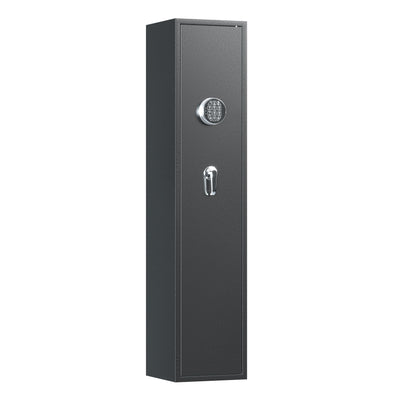 AOBABO 5-Rifle Gun Safe w/ Keypad Lock,Cabinet Long Safes Gun Cabinet (Open Box) - VMInnovations