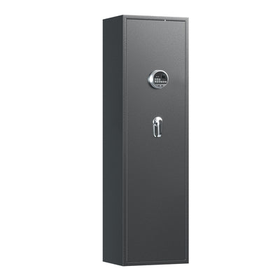 AOBABO 8-Rifle Gun Safe w/Keypad Lock, Security Gun Cabinet (Open Box) - VMInnovations