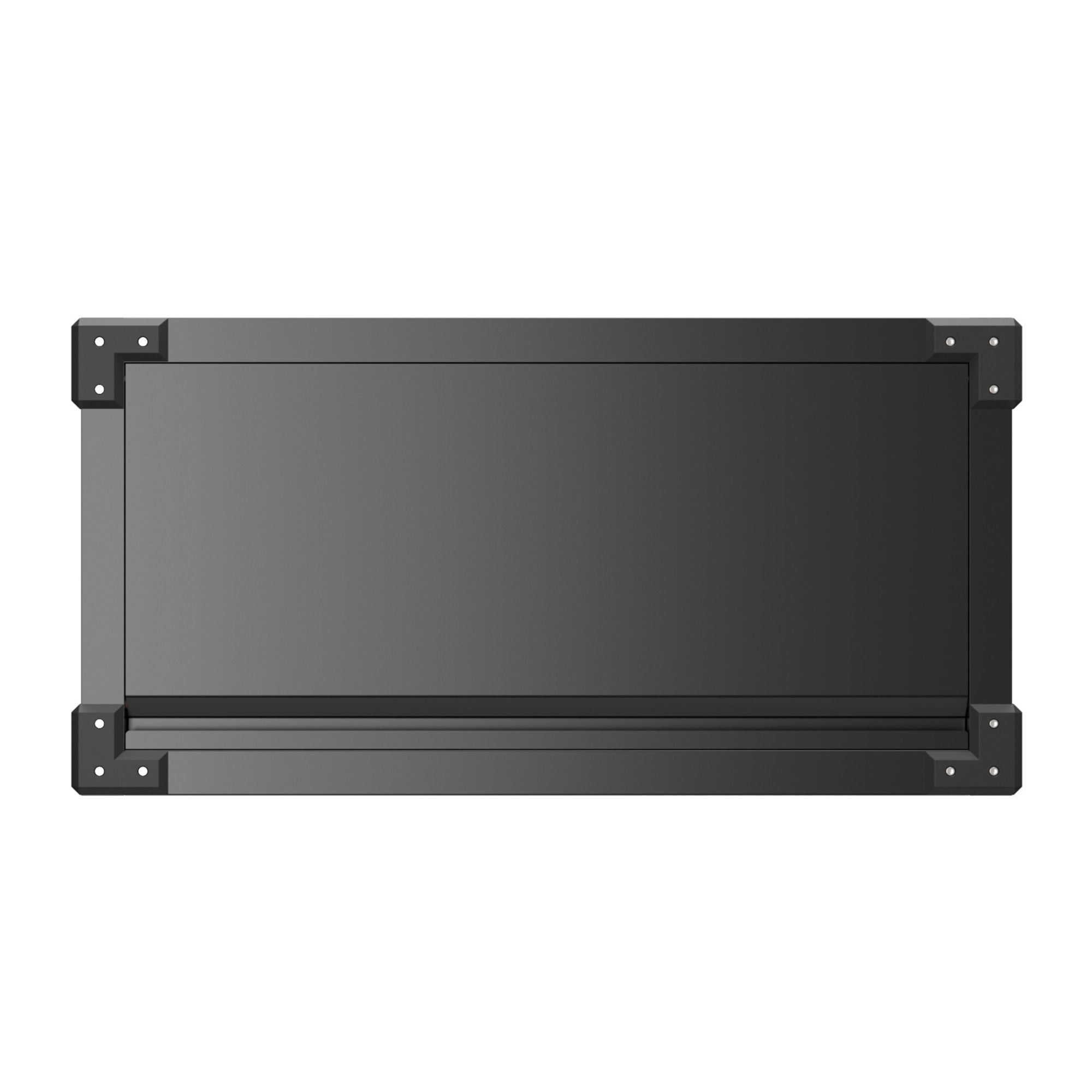 AOBABO Small Wall Mounted Metal Storage Cabinet Organizer with Flip Door, Black - VMInnovations