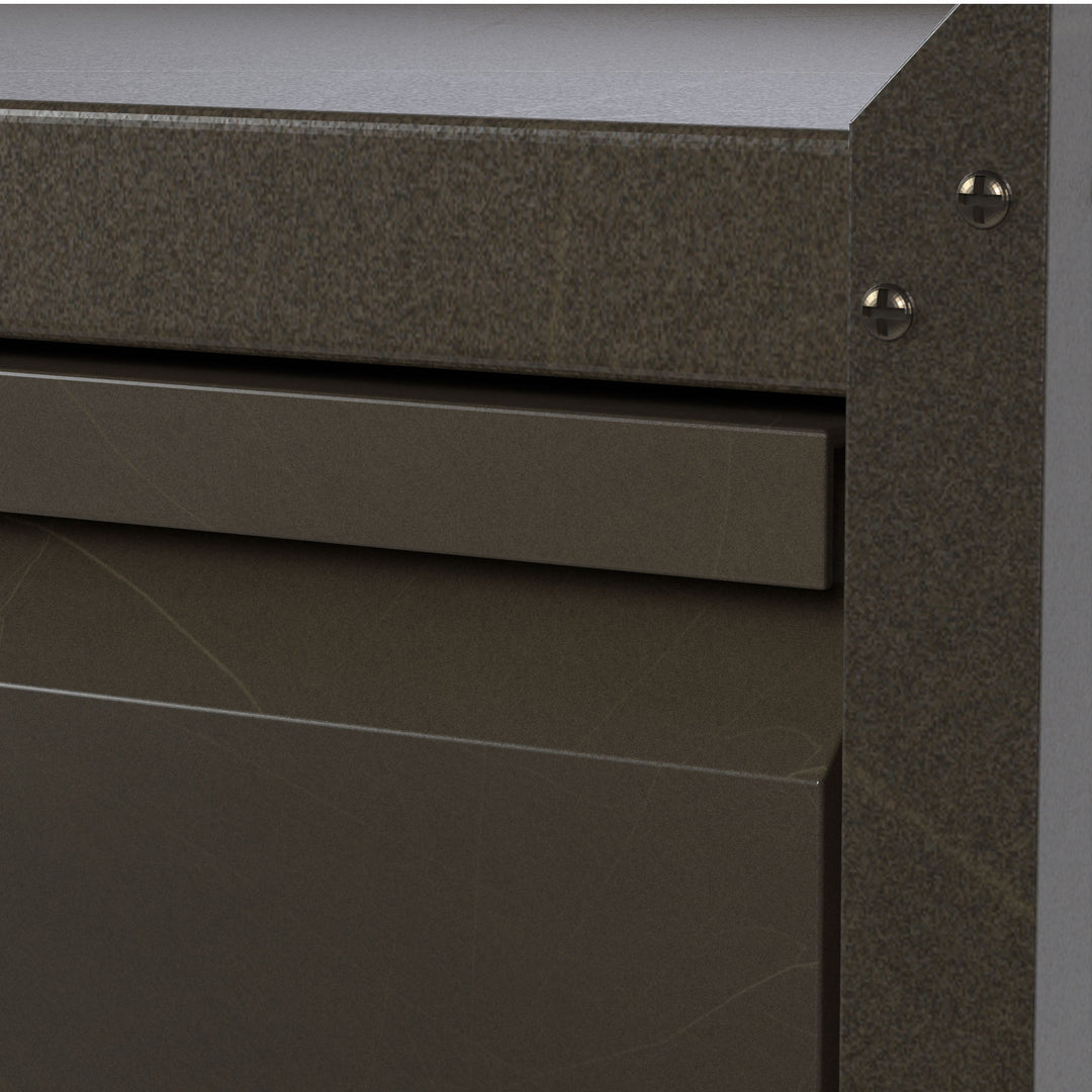 AOBABO Steel Rolling Tool Storage Chest 3 Drawer w/Wheels, Black (Open Box) - VMInnovations