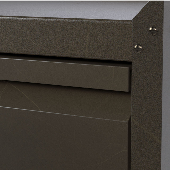 AOBABO Steel Rolling Tool Storage Chest 3 Drawer w/Wheels, Black (Open Box) - VMInnovations