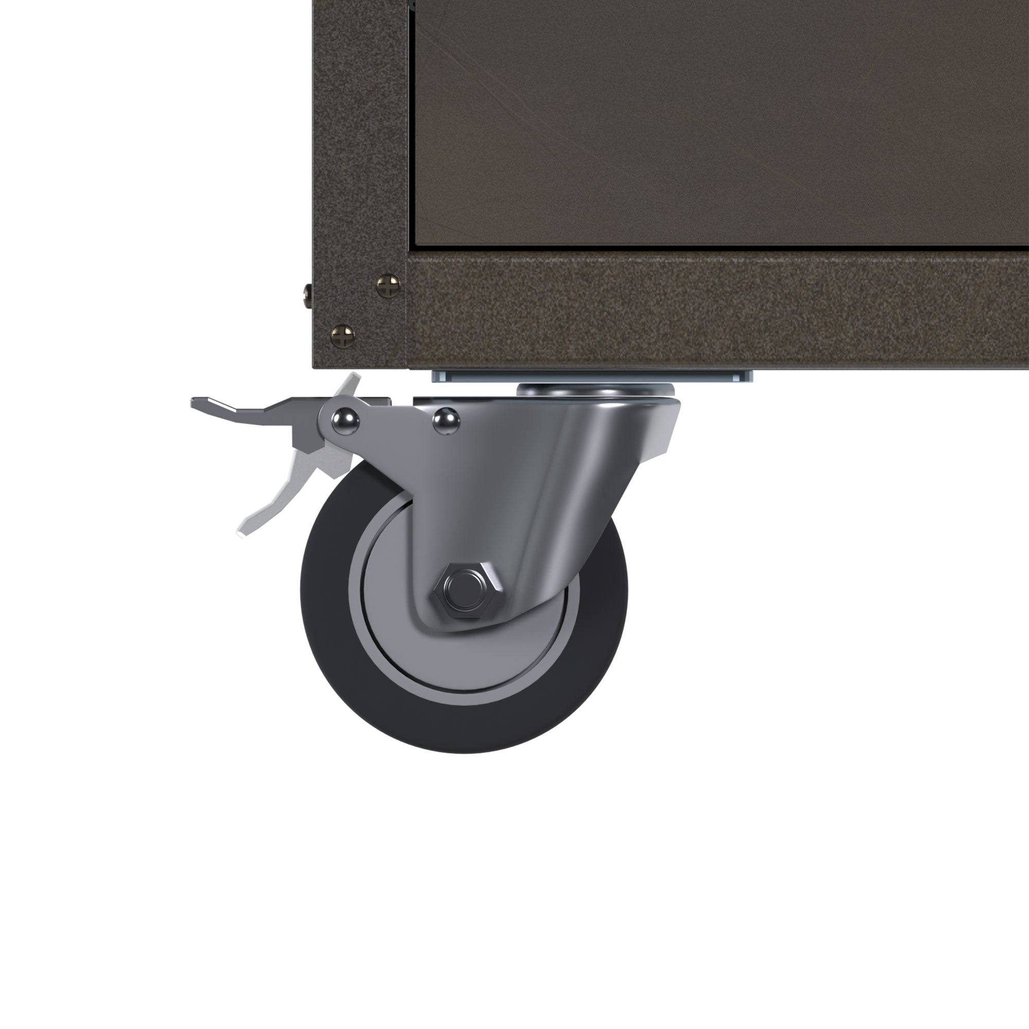 AOBABO Steel Lockable Wheeled Tool Storage Cabinet with Drawer & Shelves, Black - VMInnovations