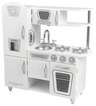 KidKraft White Vintage Kitchen Kids Pretend Play Set - Open Box