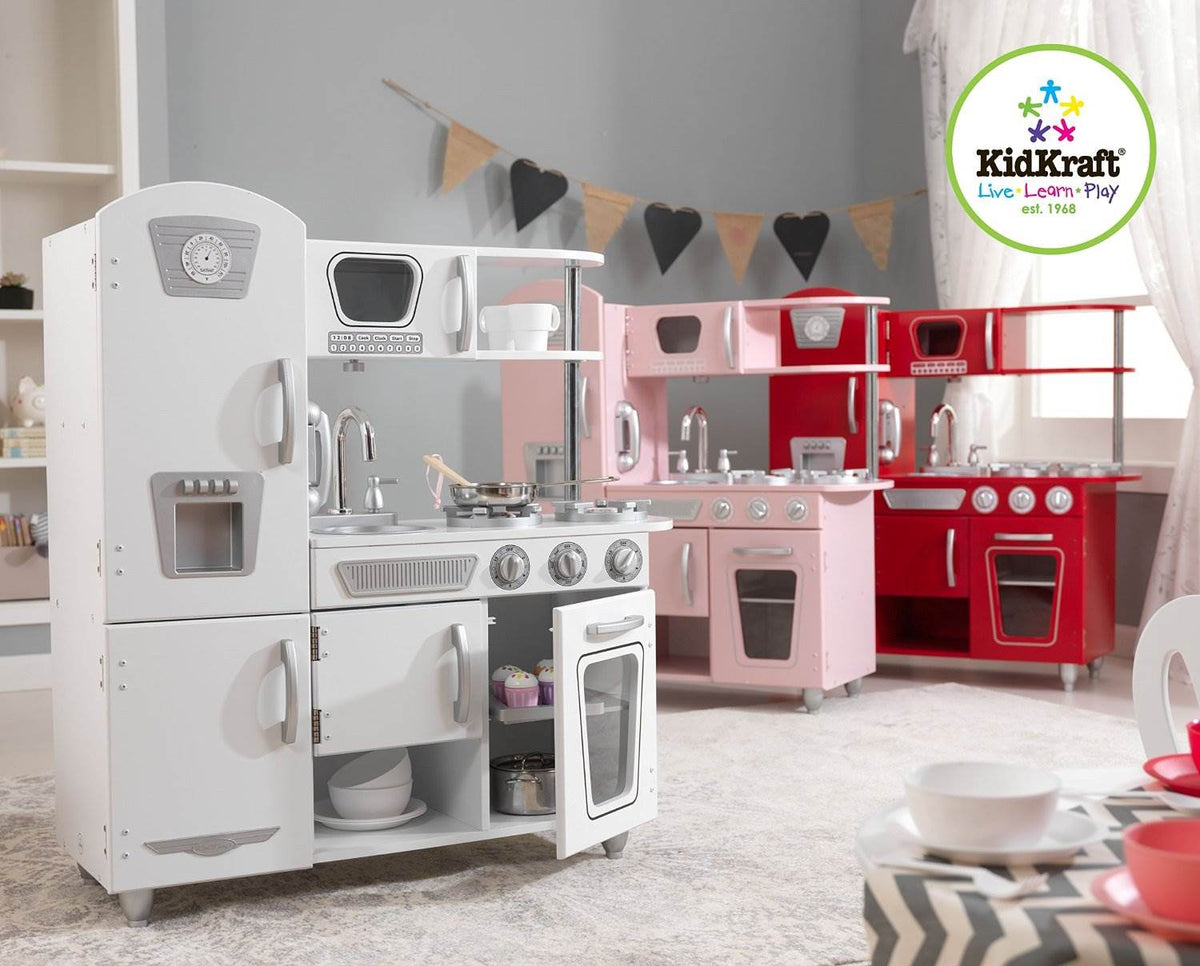 KidKraft White Vintage Kitchen Kids Pretend Play Set - Used