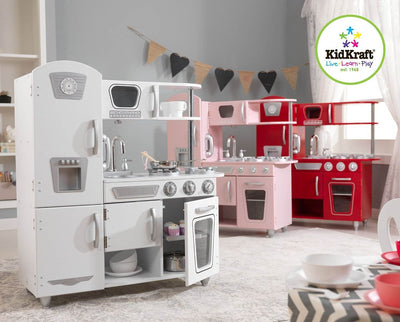 KidKraft White Vintage Kitchen Kids Pretend Play Set - Used