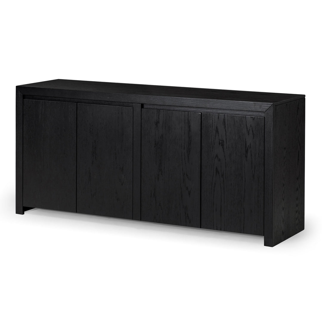 Maven Lane Iris Contemporary Wooden Sideboard in Refined Black Finish (Open Box)