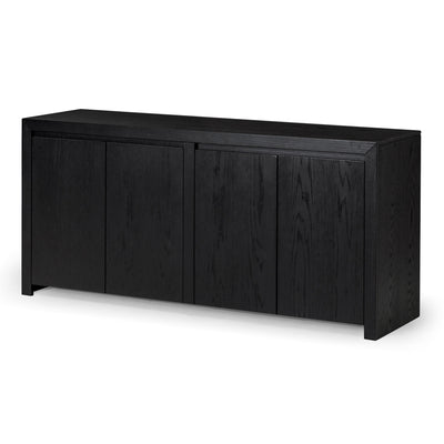 Maven Lane Iris Contemporary Wooden Sideboard in Refined Black Finish (Used)