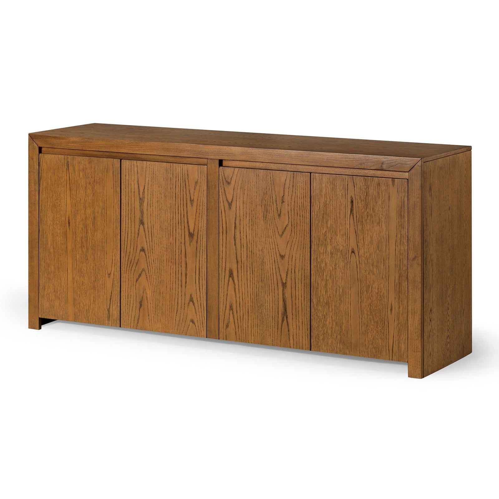 Maven Lane Iris Contemporary Wooden Sideboard in Refined Brown Finish (Open Box) - VMInnovations
