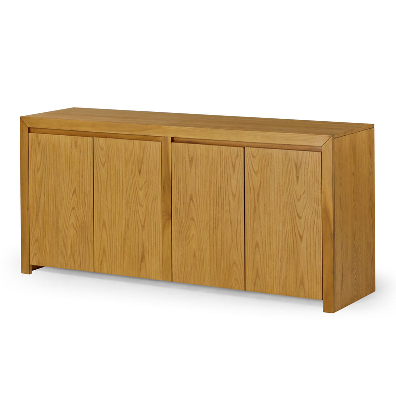 Maven Lane Iris Contemporary Wooden Sideboard in Refined Natural Finish (Used)